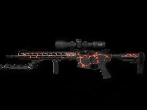 A custom AR with a unique finish